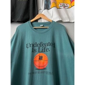 Undefeated is Life Vintage 2002 Rare Skate Tee Shirt
